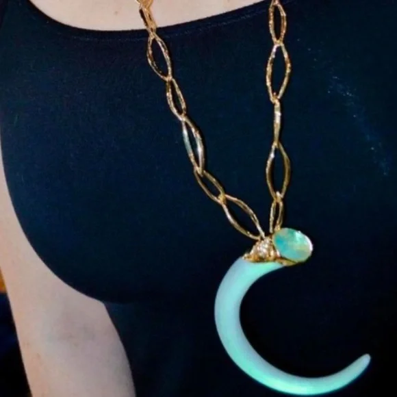 Alexis Bittar Tusk Lucite Pendant - Picture 1 of 7